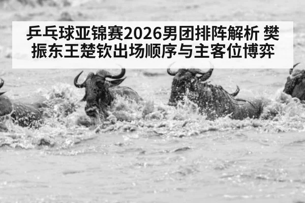 乒乓球亚锦赛2026男团排阵解析 樊振东王楚钦出场顺序与主客位博弈